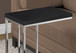 C-Shaped, Accent Table For Living Room - Espresso
