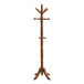 Free Standing Coat Rack 11 Hooks For Entryway - Oak