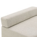 Loveseat Frame For Oversized Modular U Shaped Sectional Floor Couch Convertible Compressed Couch, Spacious Foam Filled Sofa - Beige
