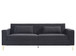 Aesthetic Sofas For Living Room, 3 Seater Couch With Classic Modern Appeal And Luxurious Soft Comfort, Easy To Maintain - Black