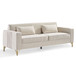 Aesthetic Sofas For Living Room, 3 Seater Couch With Classic Modern Appeal And Luxurious Soft Comfort - Beige