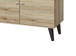 Amidon - TV Stand For TV's Up To 63", With 2 Storage Shelves & 1 Cabinet, Modern Entertainment Centre For TV In Living Room - Oak