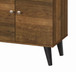 Amidon - TV Stand For TV's Up To 47.3", With 2 Storage Shelves & 1 Cabinet, Modern Entertainment Centre For TV In Living Room - Brown