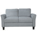 Living Room Furniture Loveseat Sofa Double Seat Sofa Loveseat Chair - Gray
