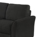 3 Seat Sofa Living Room Sofa - Black