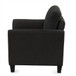 Living Room Furniture Armrest Single Sofa - Black