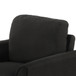 Living Room Furniture Armrest Single Sofa - Black