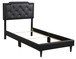 Deb - Twin Bed - Black