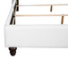 Full Upholstered Bed - White