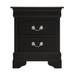 Louis Phillipe - Elegant Nightstand - Black