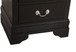 Louis Phillipe - Elegant Nightstand - Black