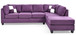 Malone - Sectional - Purple