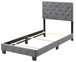Suffolk - Twin Bed - Gray