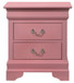 Louis Phillipe - Nightstand - Pink