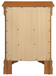 Louis Phillipe - 3 Drawer Nightstand - Oak