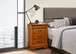 Louis Phillipe - 3 Drawer Nightstand - Oak