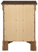 Louis Phillipe - 3 Drawer Nightstand - Cappuccino