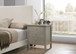 3 Drawer Nightstand - Silver Champagne