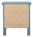 3 Drawer Nightstand - Teal