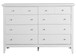 Elegant Casual Dresser - White
