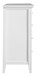 Elegant Casual Dresser - White