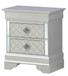 Verona - Nightstand - Silver Champagne
