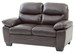 Marta - Loveseat - Dark Brown