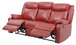 Stylish Contemporary Reclining Sofa - Red
