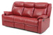 Stylish Contemporary Reclining Sofa - Red