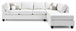 Malone - Sectional - White
