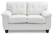 Gallant - Loveseat - White