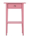 Contemporary Nightstand - Pink