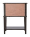 Vibrant Contemporary Nightstand - Gray