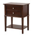 Newton - Stylish Contemporary Nightstand - Cappuccino