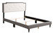Deb - Twin Bed - Light Gray / White
