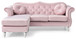 Hollywood - Sofa Chaise - Pink