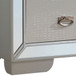 Stylish Storage Dresser - Silver Champagne