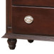 Media Storage Chest Elegant - Cappuccino