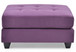 Vibrant Contemporary Ottoman - Purple
