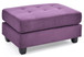 Vibrant Contemporary Ottoman - Purple