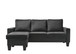Jessica - Sofa Chaise - Black