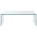 Ripley - Rectangular Tempered Bent Glass Table