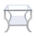 Saide - Rectangular Glass Top Table