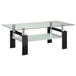 Dyer - 1-Shelf Rectangular Glass Top Table