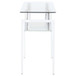 Dyer - 1-Shelf Rectangular Glass Top Table