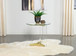 Janessa - Round Glass Top Acrylic Leg Table
