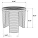 Artina - Woven Rattan Round Table
