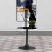 Ganso - Round Metal Coffee Table With Tempered Glass Top