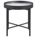 Ozella - Round Table With Hidden Storage Sandy