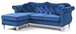 Hollywood - Upholstered Sofa Chaise - Navy Blue